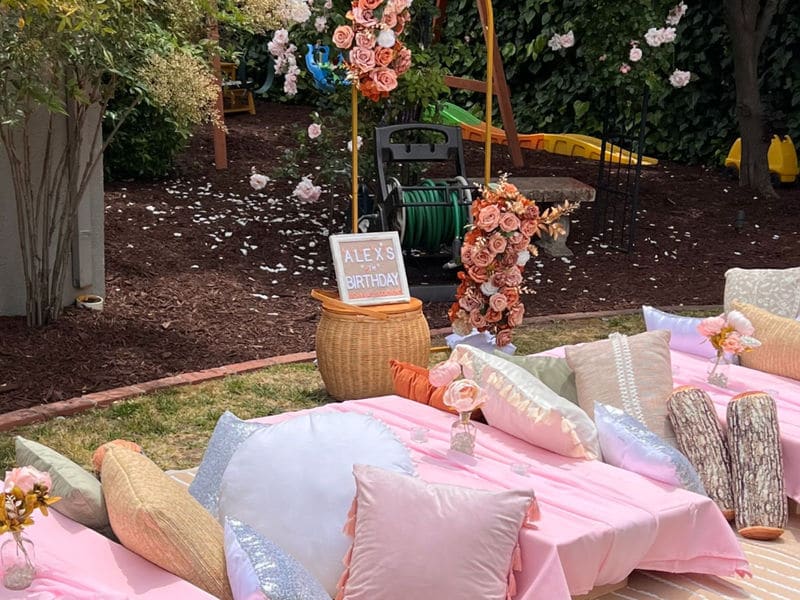 5' arch backdrop