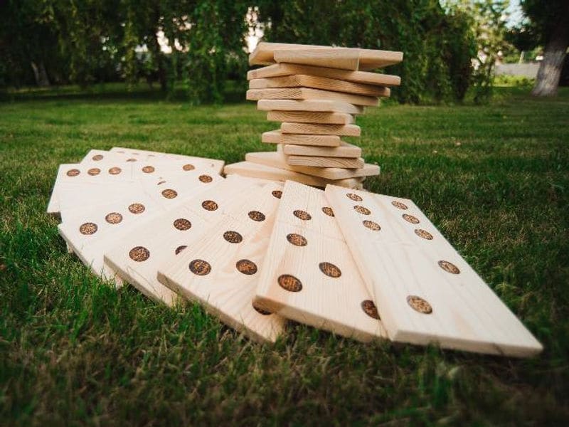 Giant dominoes